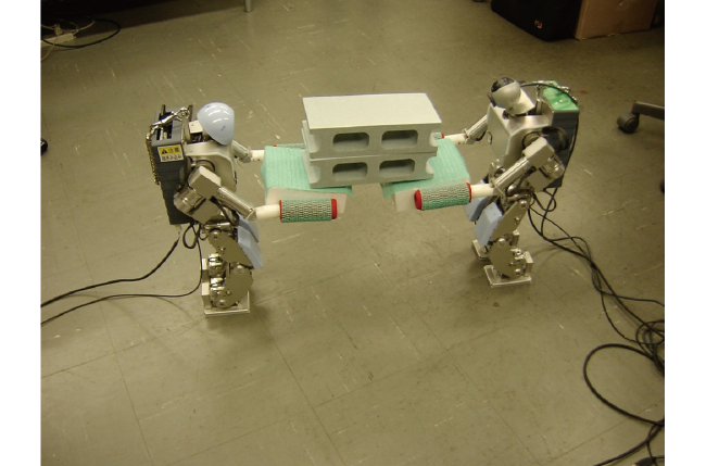 ヒューマノイドロボットによる協調作業（共同搬送）