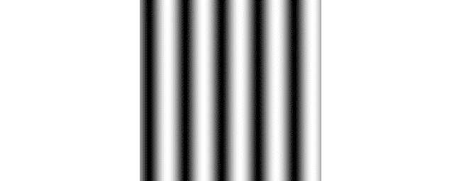 光線の向きが異なる平面波の干渉縞模式図