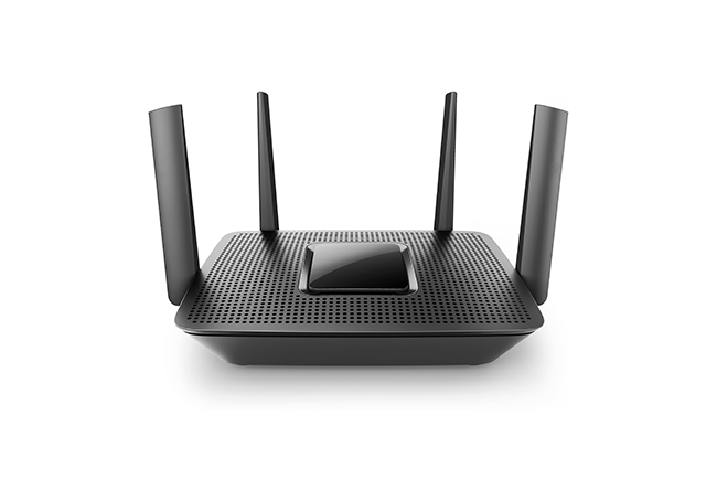 外部アンテナとビームフォーミング機能を搭載したWi-Fiルータの例