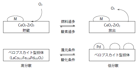 生きている自動車触媒